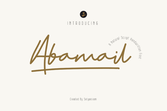 Abamail: A Handwritten Font for Creative Web Design