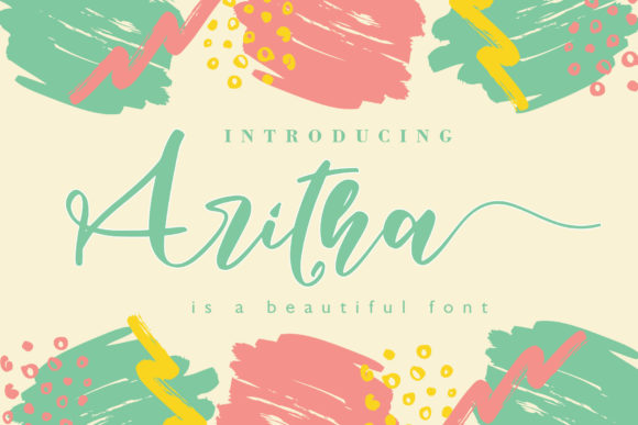Aritha: The Perfect Handwritten Font for Creative Makers