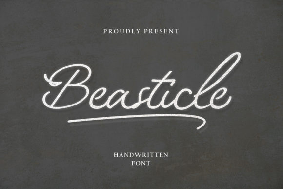 Beasticle: A Bold Script for Modern Projects