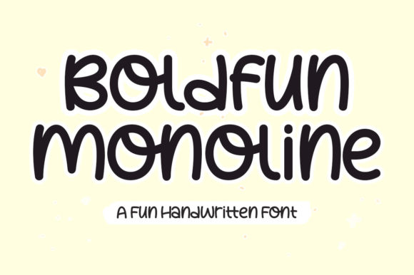 Boldfun Monoline: A Charming Handwritten Font for Web Design