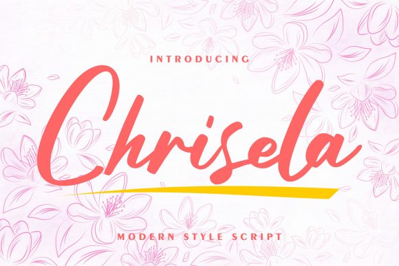 Chrisela: A Handwritten Font for Creative Makers