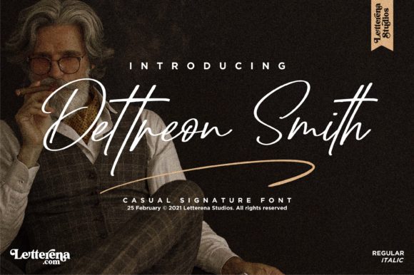 Discover Dettreon Smith: A Luxurious Handwritten Font