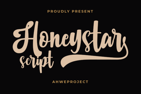 Discover Honeystar: A Bold Handwritten Font for Creative Branding