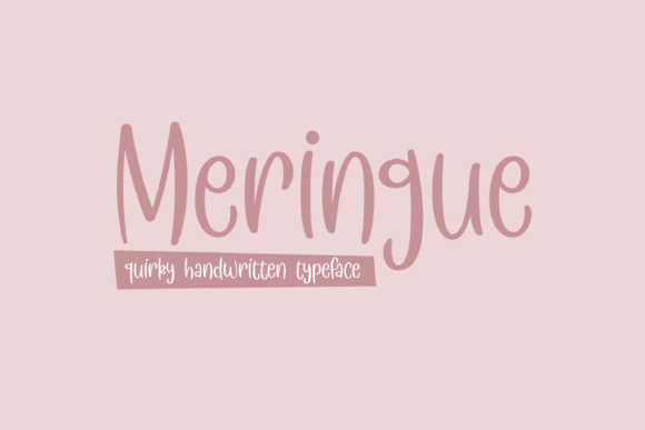 Discover Meringue: A Handwritten Font for Editorial Charm