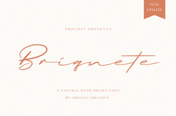 Discovering Briquete: A Refined Script Font for Web Design