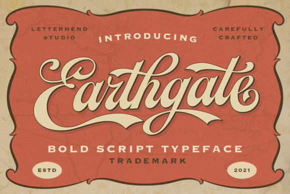 Earthgate: A Bold and Stylish Handwritten Font for Modern Branding