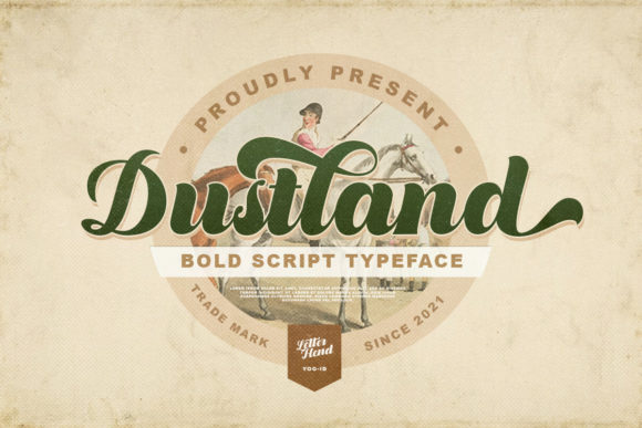 Elevate Your Web Design with Dustland, the Vintage Handwritten Font