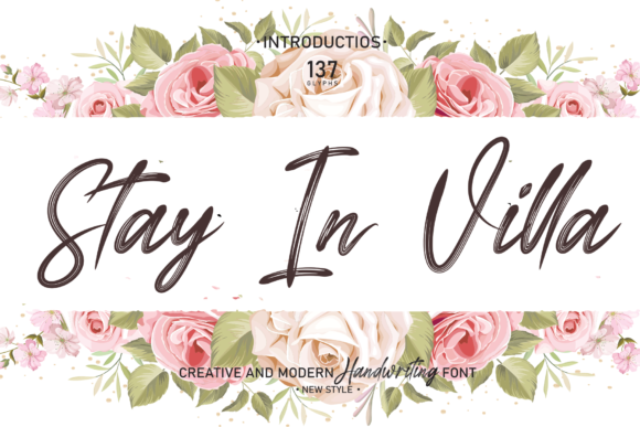 Enhance Your Brand with Stay in Villa Font