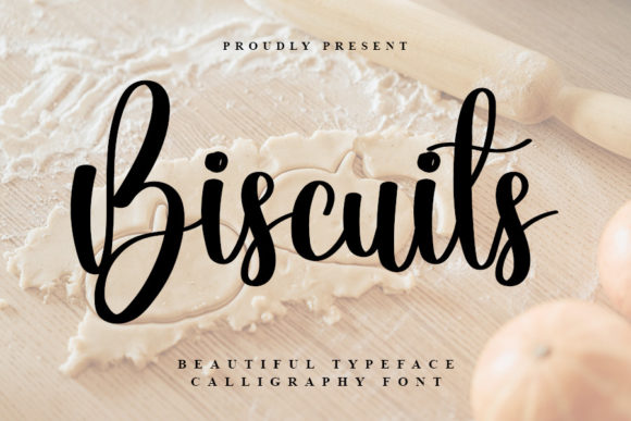 Enhance Your Publication with Biscuits: A Charming Script Font