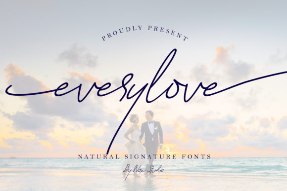 Everylove: A Handwritten Font for Dazzling Web Design