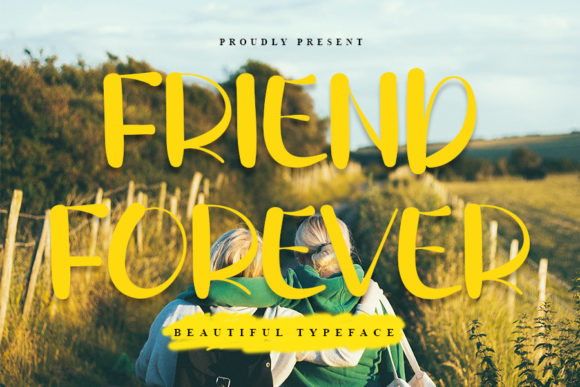 Friend Forever: A Stylish Handwritten Font for Branding
