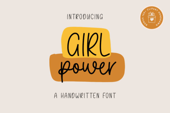 Girl Power: A Charming Handwritten Font for Makers