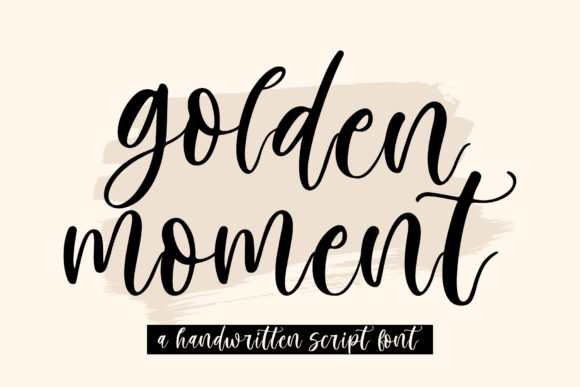 Golden Moment: The Perfect Font for Eye-Catching Campaigns