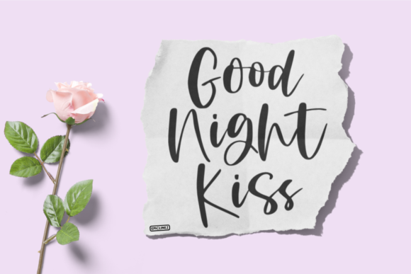 Good Night Kiss: A Versatile Handwritten Font for Creative Marketers