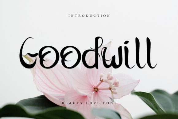 Goodwill: A Trendy Handwritten Font for Modern Web Design