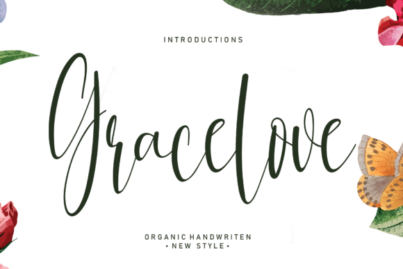 Gracelove: A Stylish Script Font for Editorial Design