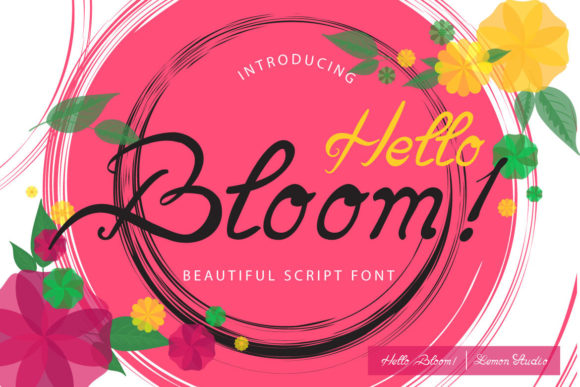 Hello Bloom: A Modern Handwritten Font for Web Design