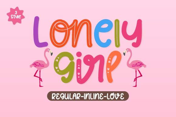 Lonely Girl: A Script Amp Font for Creative Projects