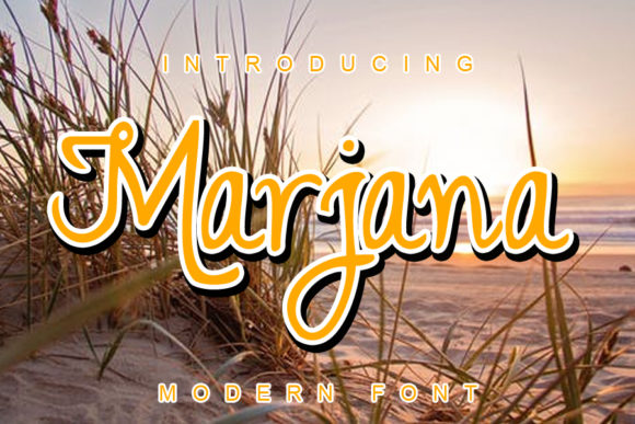 Marjana: A Script Font with Elegance and Flair