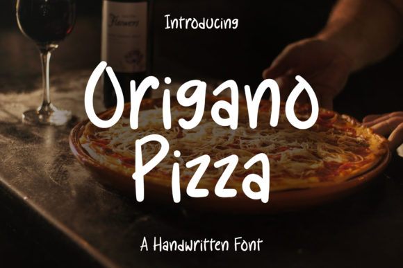 Origano Pizza: A Handwritten Font for Editorial Charm