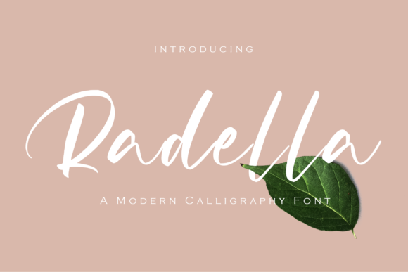 Radella: A Graceful Script Font for Editorial Design