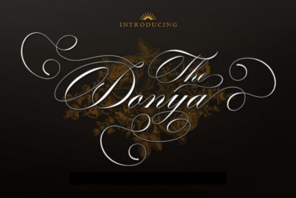 The Donya: A Refined Script Font for Modern Web Design