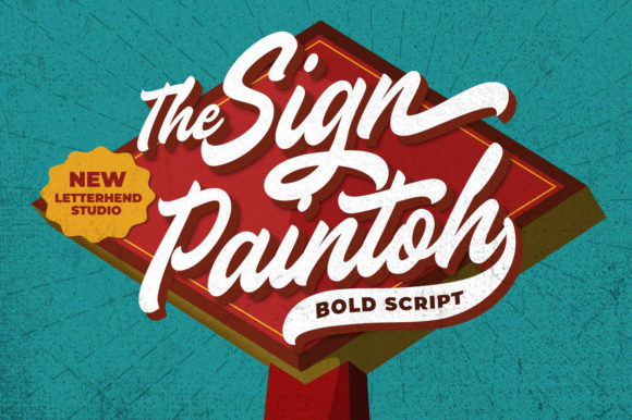 The Sign Paintoh: A Bold Handwritten Font for Crafters