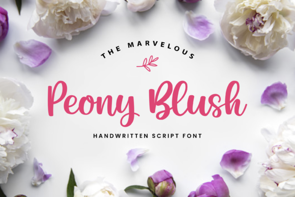 Transform Your Brand with Peony Blush Font
