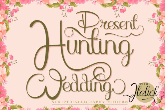 Unleash Creativity with Hunting Wedding Font